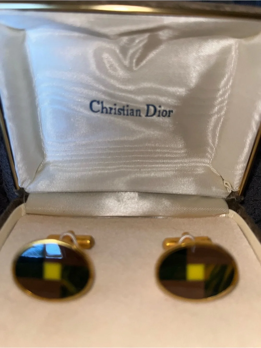 Vintage Christian Dior Monsieur Cufflinks